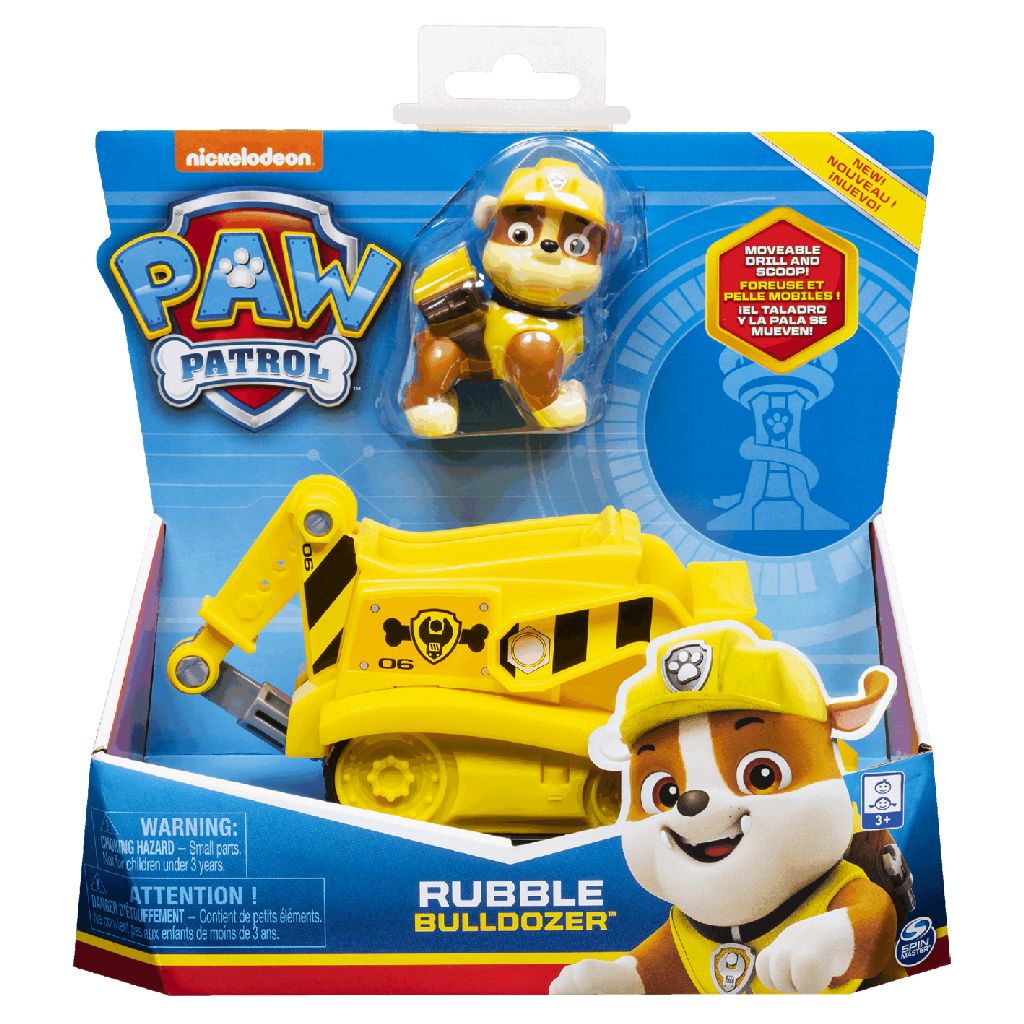 Afbeelding Paw Patrol Basic Vehicle Rubble K5 (5764435) door Wohi.nl