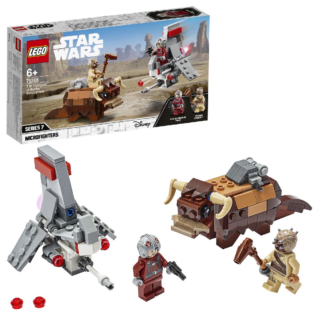 LEGO Star Wars 75265 T-16 Skyhopper Vs Bantha Microfighters (4117115)