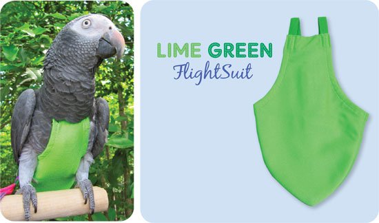 Afbeelding Flightsuit papegaaienluier X-Large Groen door Wohi.nl