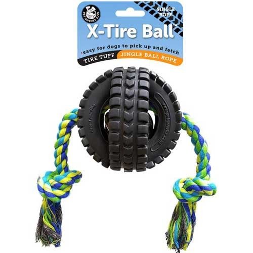 Pet Qwerks Jingle X-Tire Ball S