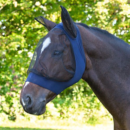 Vliegenmasker FinoStretch Blauw | Pony